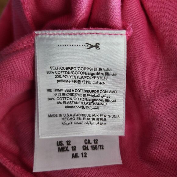 Juicy Couture Pink Girls Size 12 Terry Hoodie NWT - Picture 6 of 6